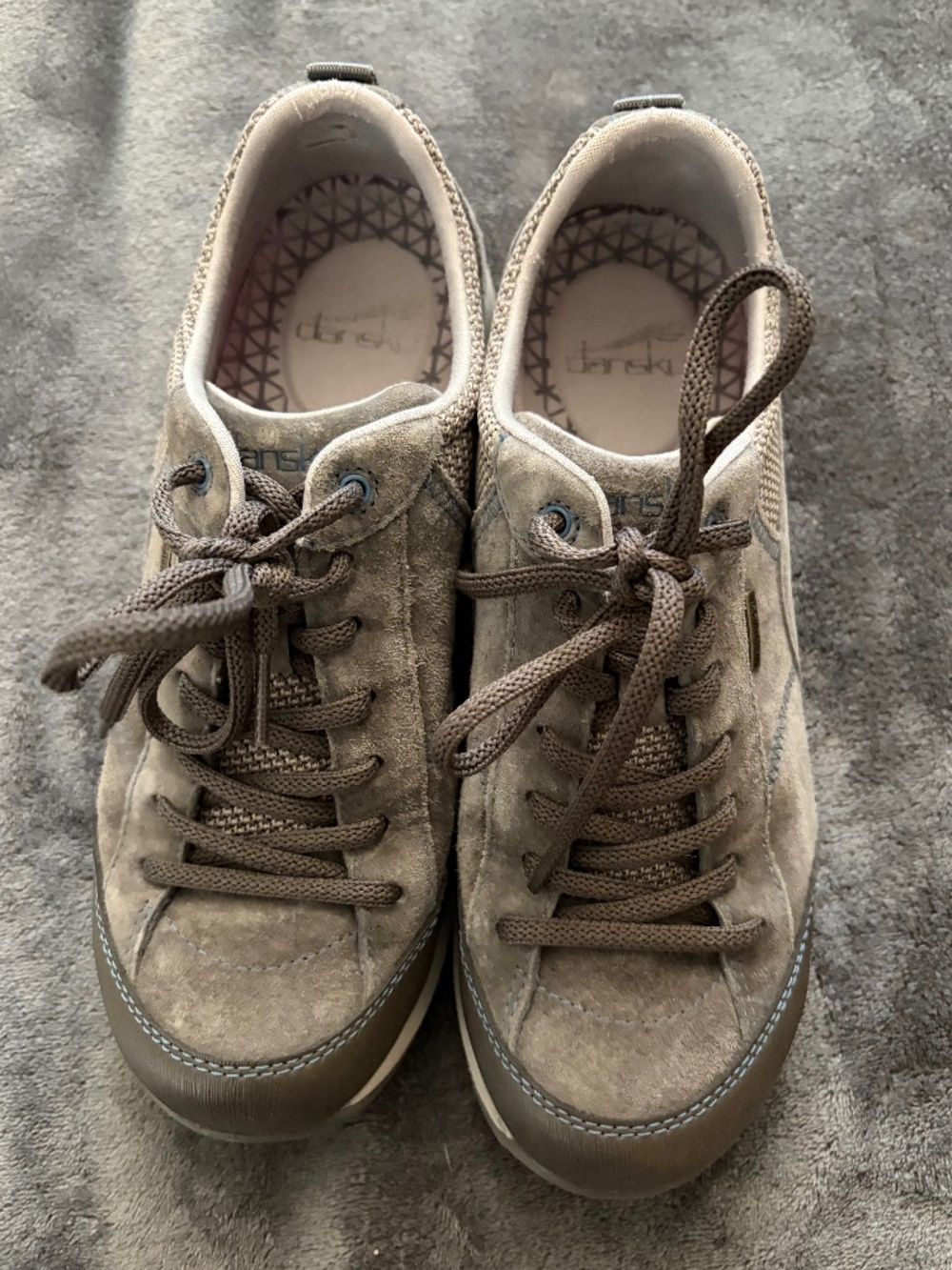 Dansko Womens waterproof Grey Paisley Shoes Size 38